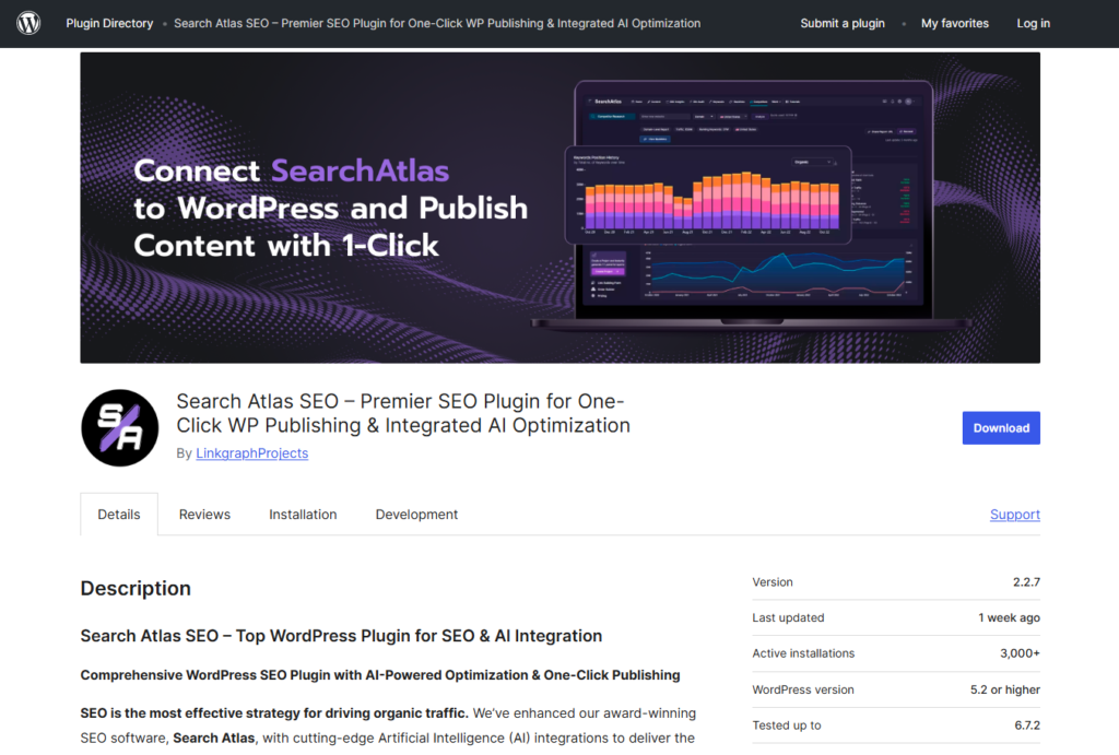 search atlas premier wordpress plugin