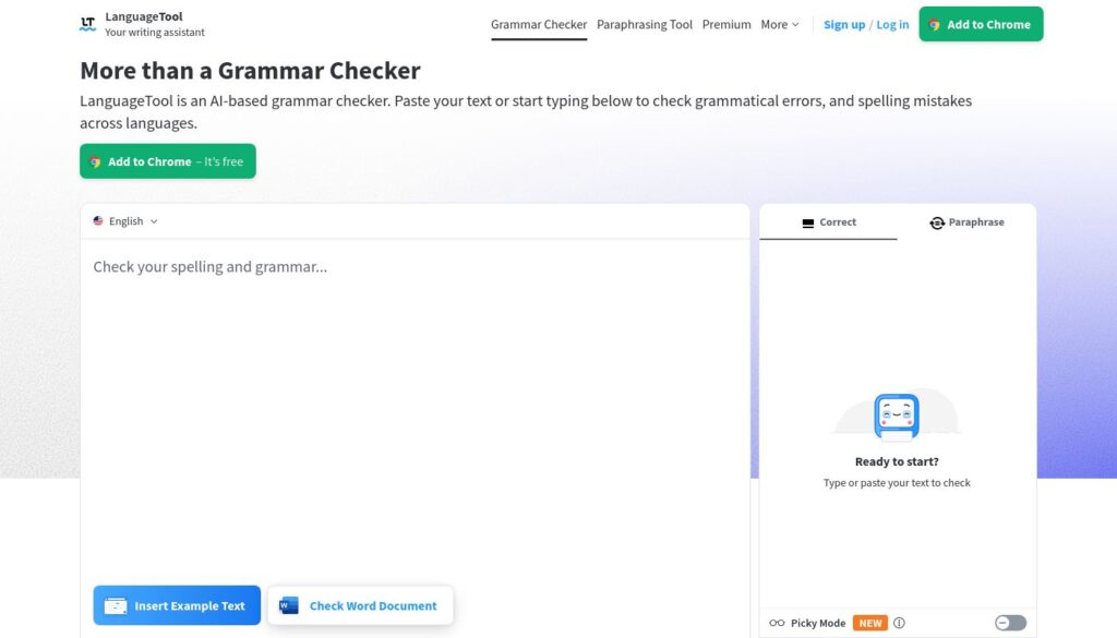 LanguageTool Grammar CHecker