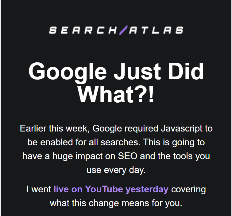 newsletter of search atlas