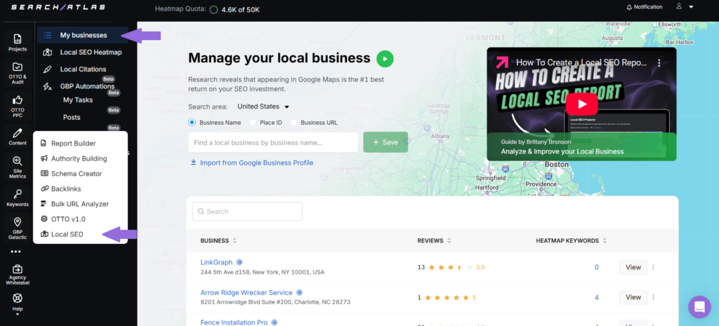 SA tools for local seo optimization