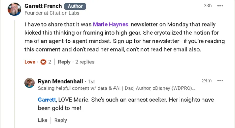 marie haynes newsletter review 1