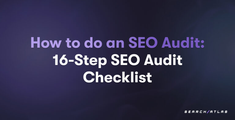 how to perform an seo audit
