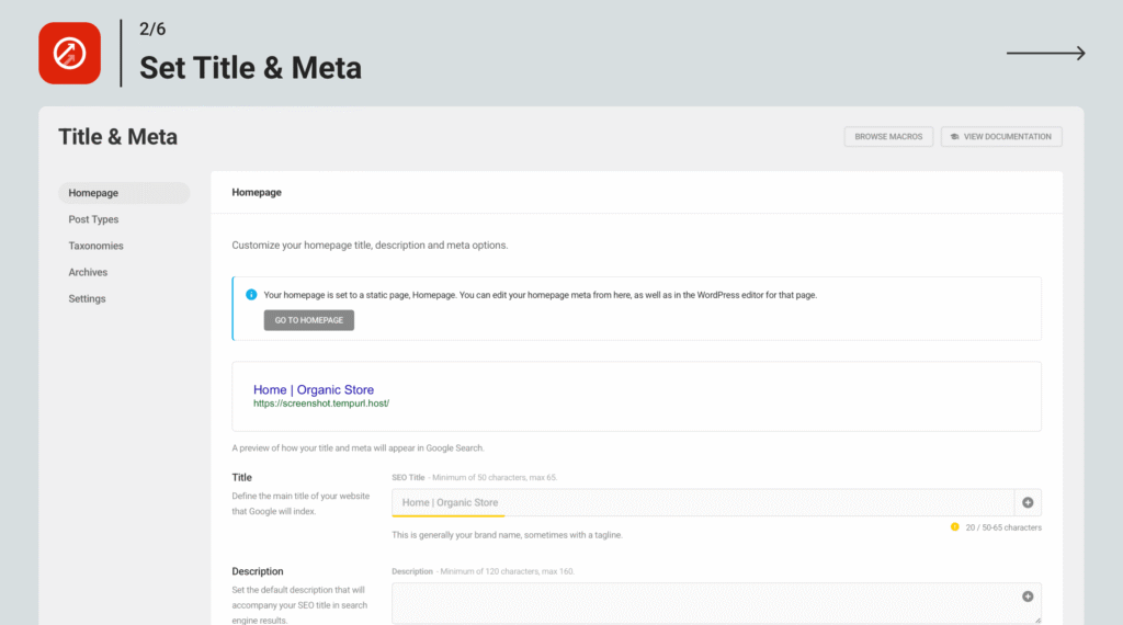 smartcrawl title and meta