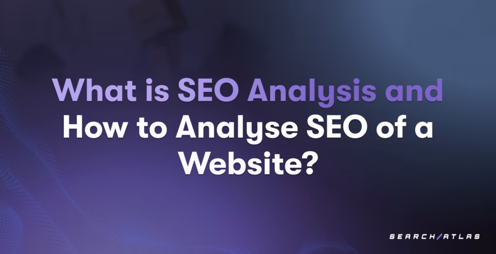 search engine optimization analysis