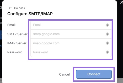 Configure Email for Outreach on Search Atlas Step 3