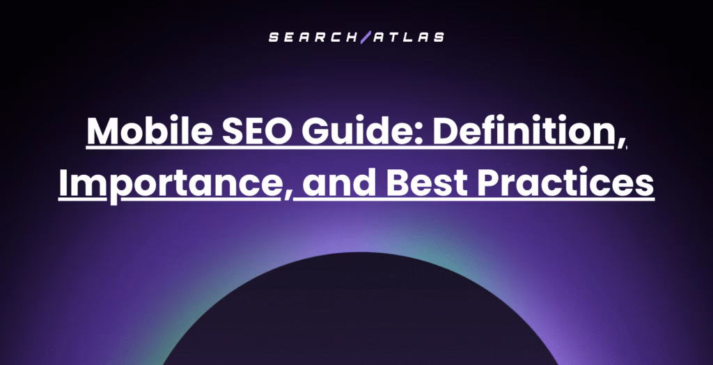 mobile seo optimization