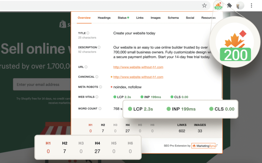 SEO Pro extension