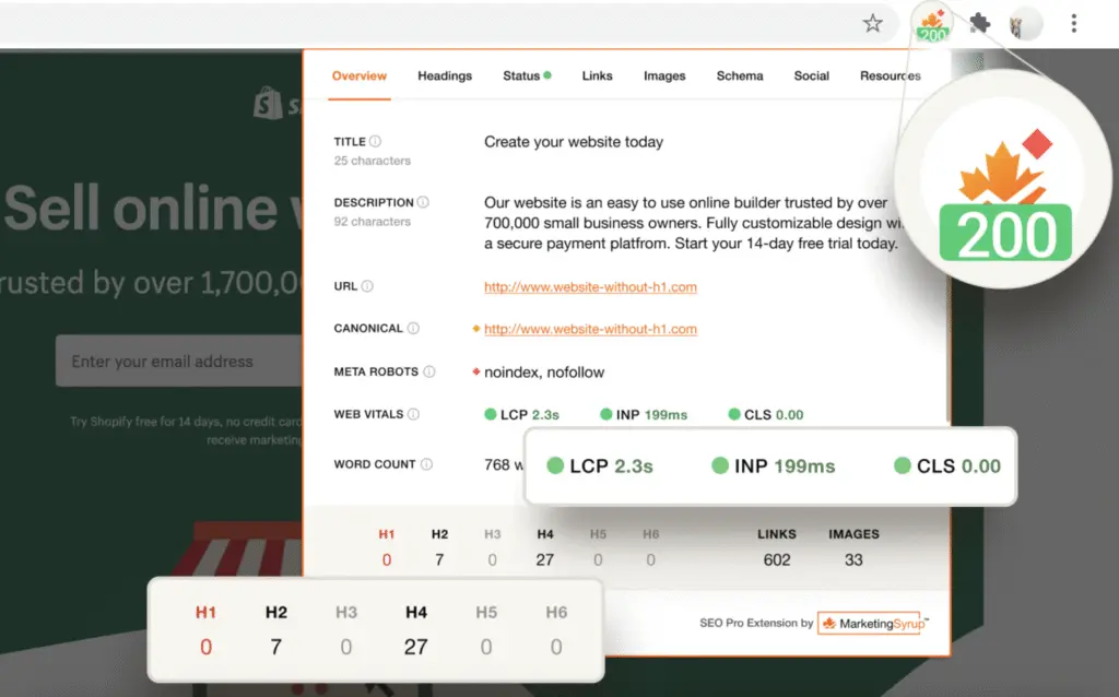 SEO Pro extension