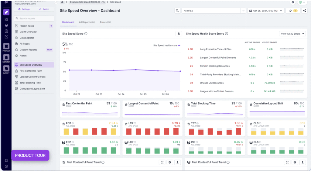 Site Speed deepcrawl lumar