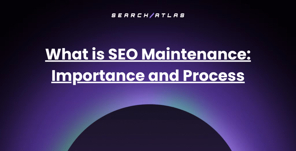 monthly seo maintenance