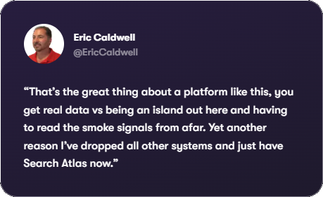 eric caldwell testimonial