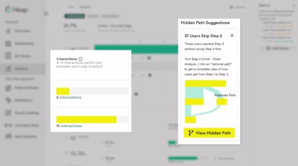 heap dashboard