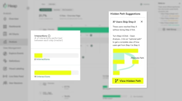 heap dashboard