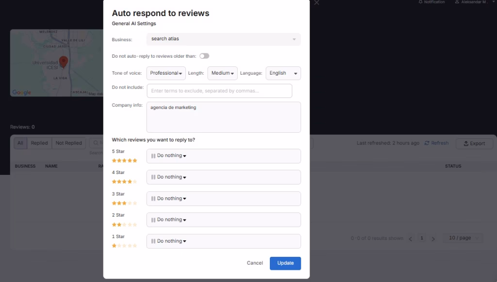 gbp galactic autorespond automated reviews 2