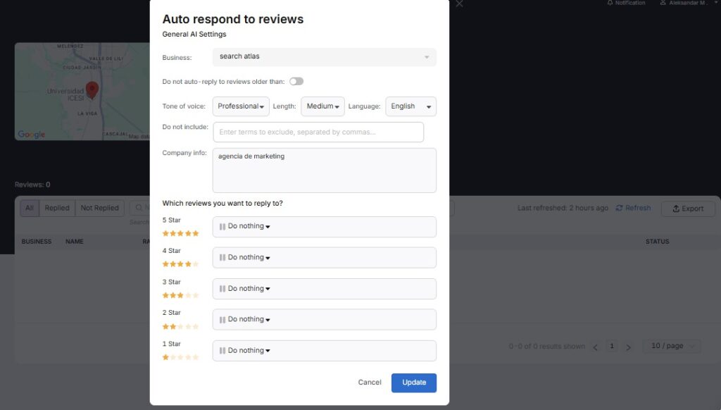 gbp galactic autorespond automated reviews 2