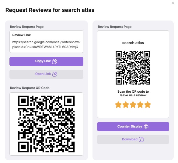 gbp galactic generate review qr code 2