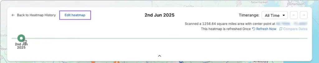 Configure the Heatmap step 3