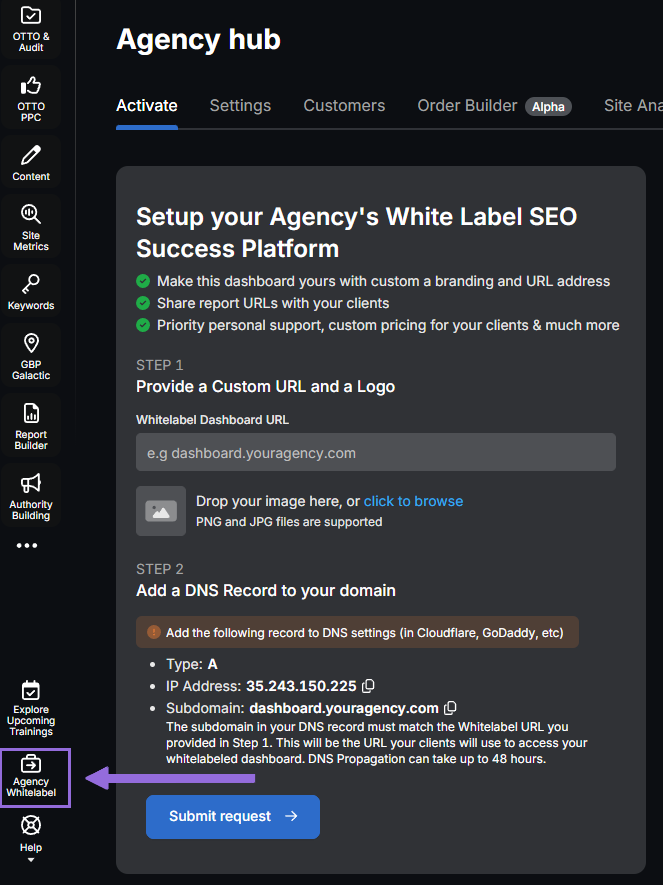 search atlas Agency White Label