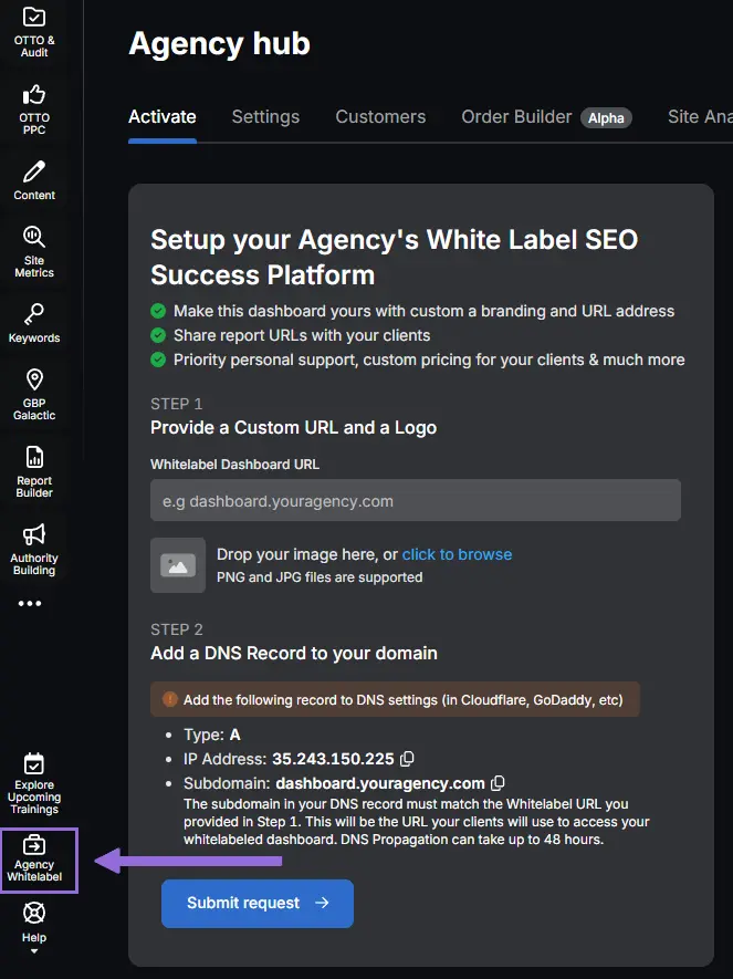 search atlas Agency White Label