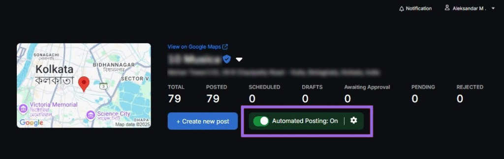 gbp galactic automate GBP posts 3