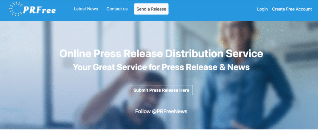 PRFree website