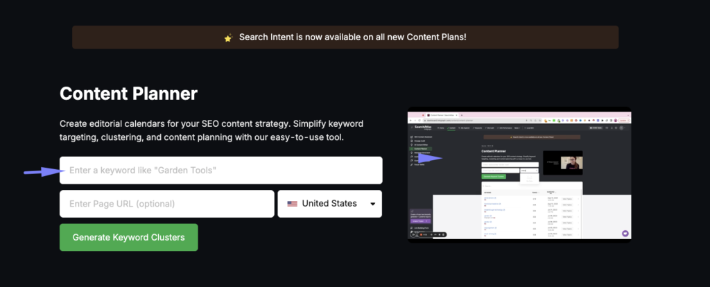 search atlas content planner tool