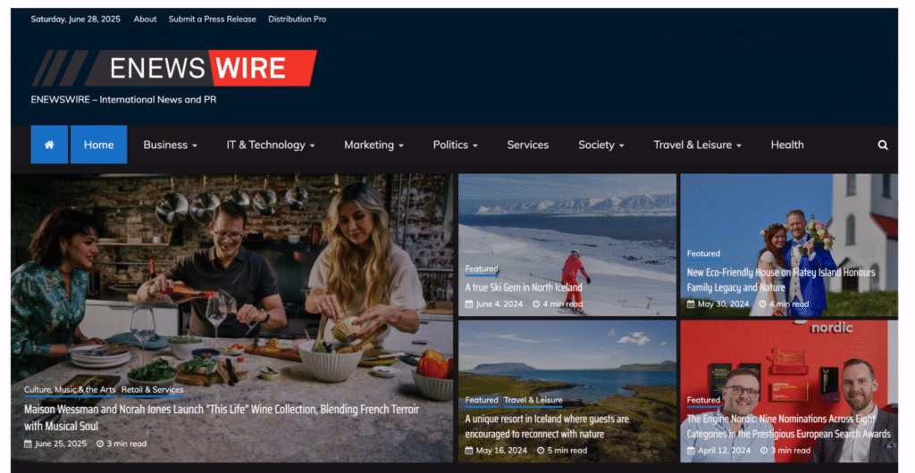 enewswire website