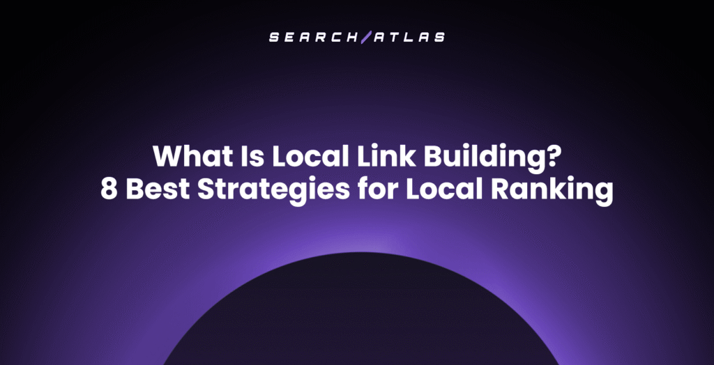 local seo link building backlinks