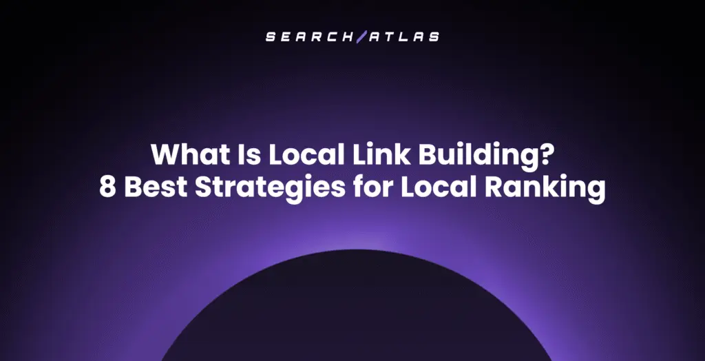 local seo link building backlinks