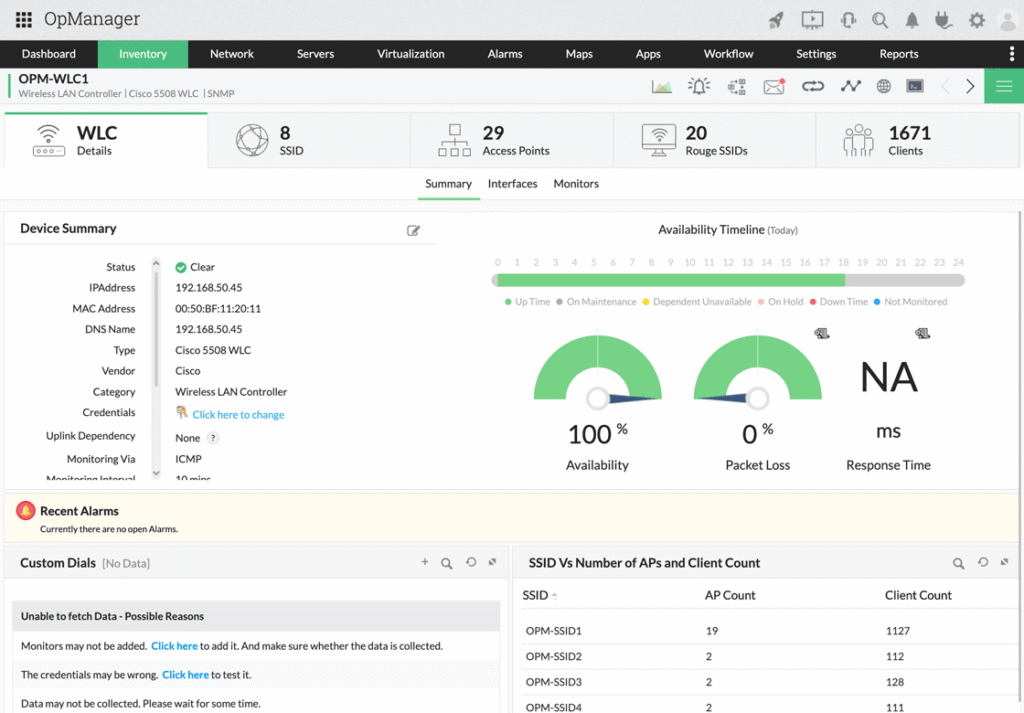 opmanager ManageEngine Site24x7