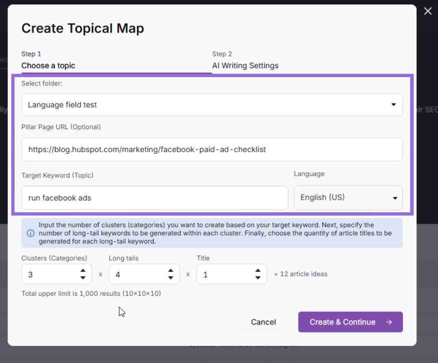search atlas create topical map