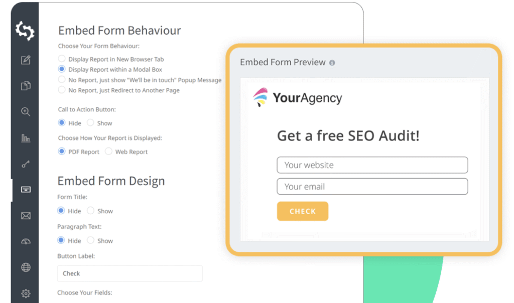 Embeddable Audit Tool SEOptimer