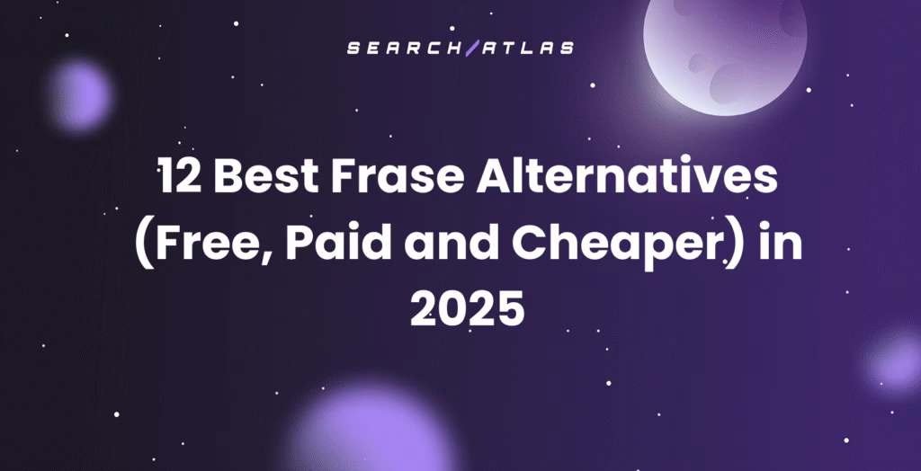 alternatives to frase.io