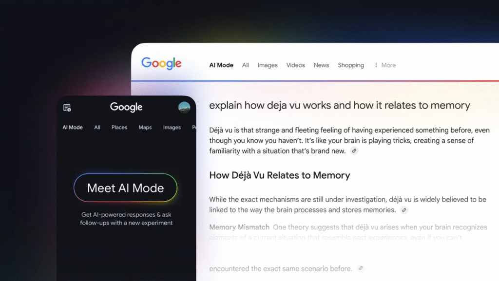 Google AI mode from Google