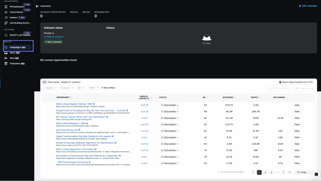 search atlas outreach for LLMO