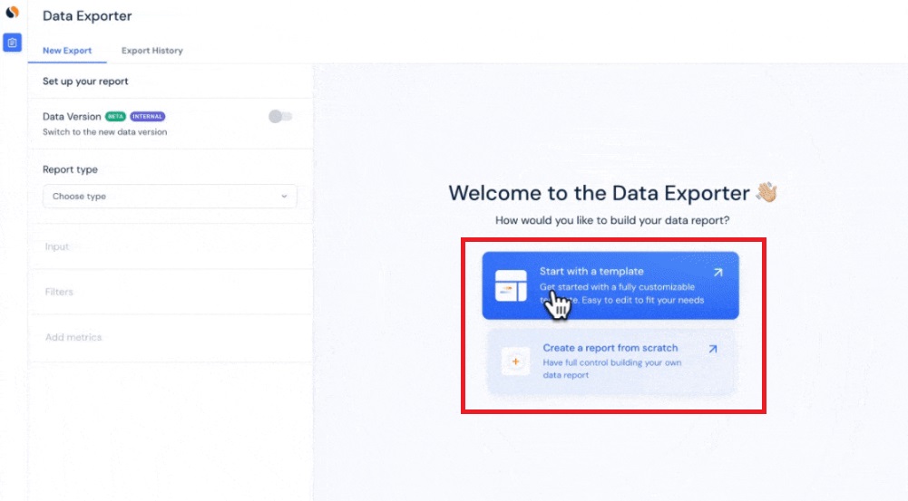 similarweb data exporter step 1