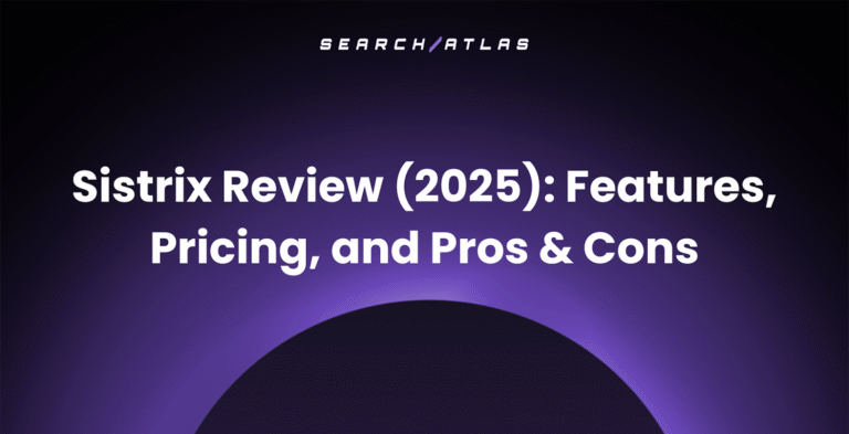 review of SISTRIX SEO tool