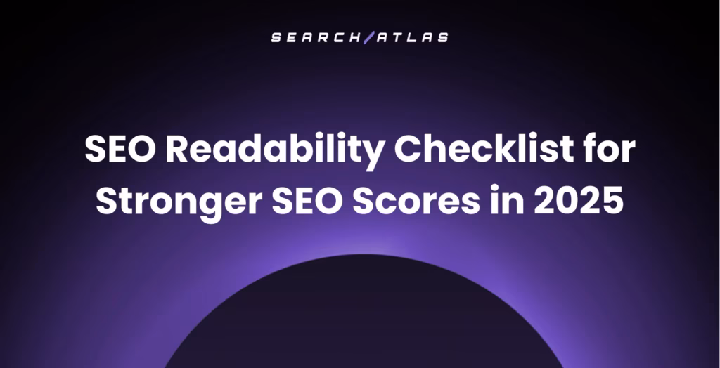 2025 SEO Readability Checklist