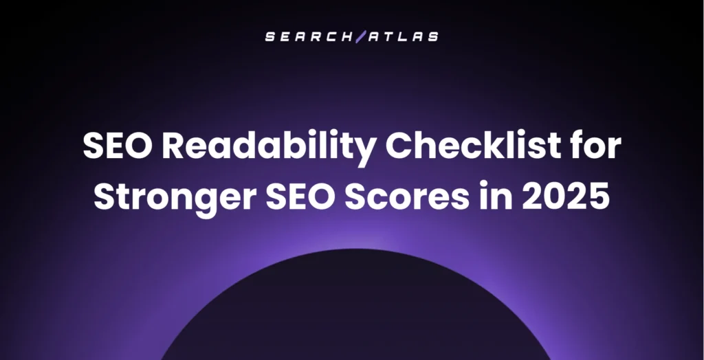 2025 SEO Readability Checklist
