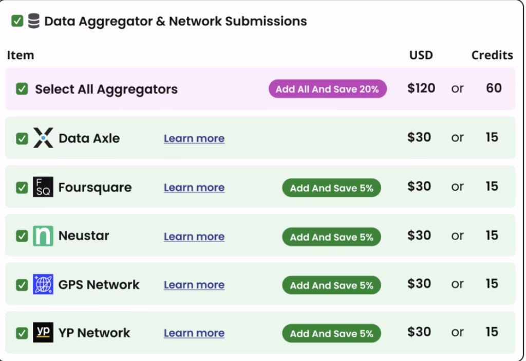 Brightlocal Local Data Aggregator Tool