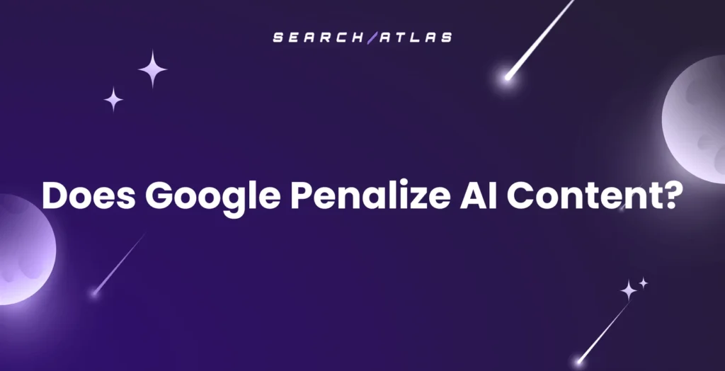 does google penalize AI content