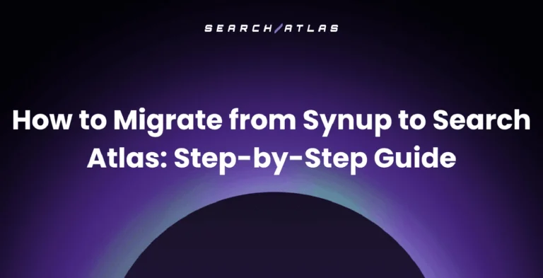 how to migrate from synup to search atlas