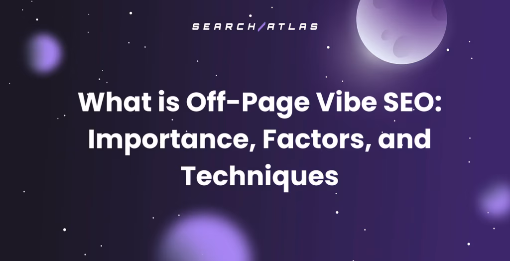 Off-Page Vibe SEO optimization