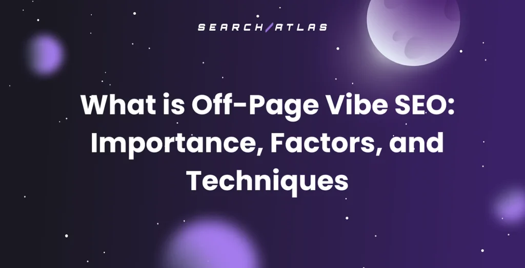 Off-Page Vibe SEO optimization