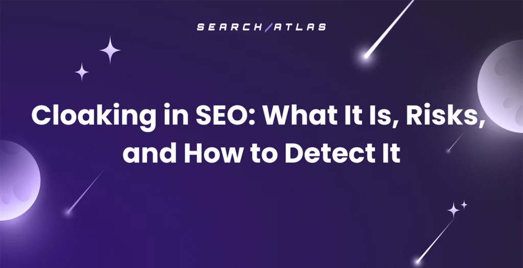 cloaking in SEO technique
