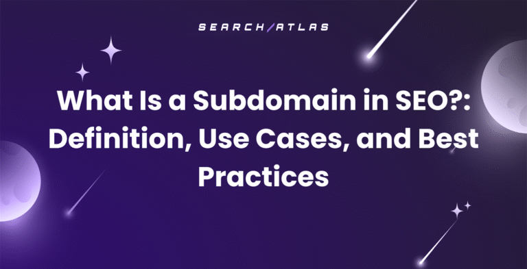 what are subdomains in SEO