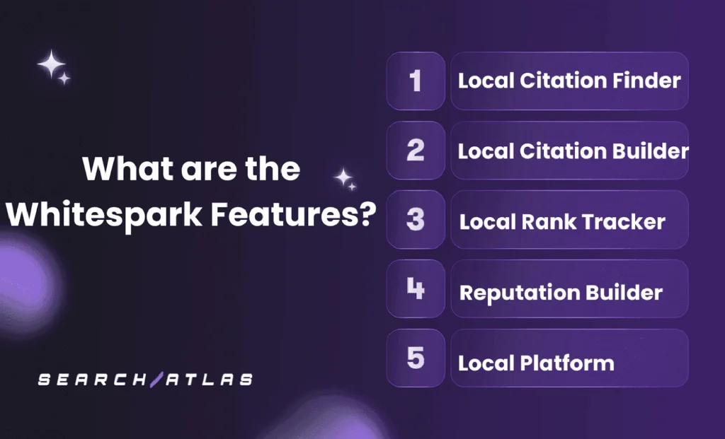 Features of Whitespark