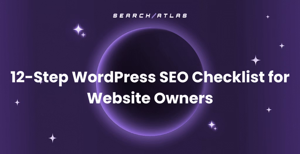 WordPress Checklist for SEO