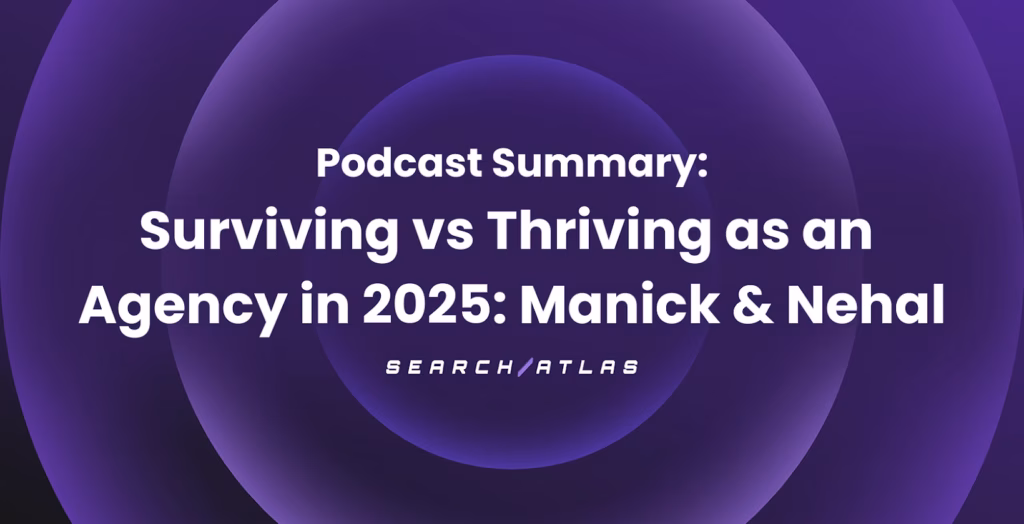 Manick and Nehal on Reinventing the Agency Model in 2025
