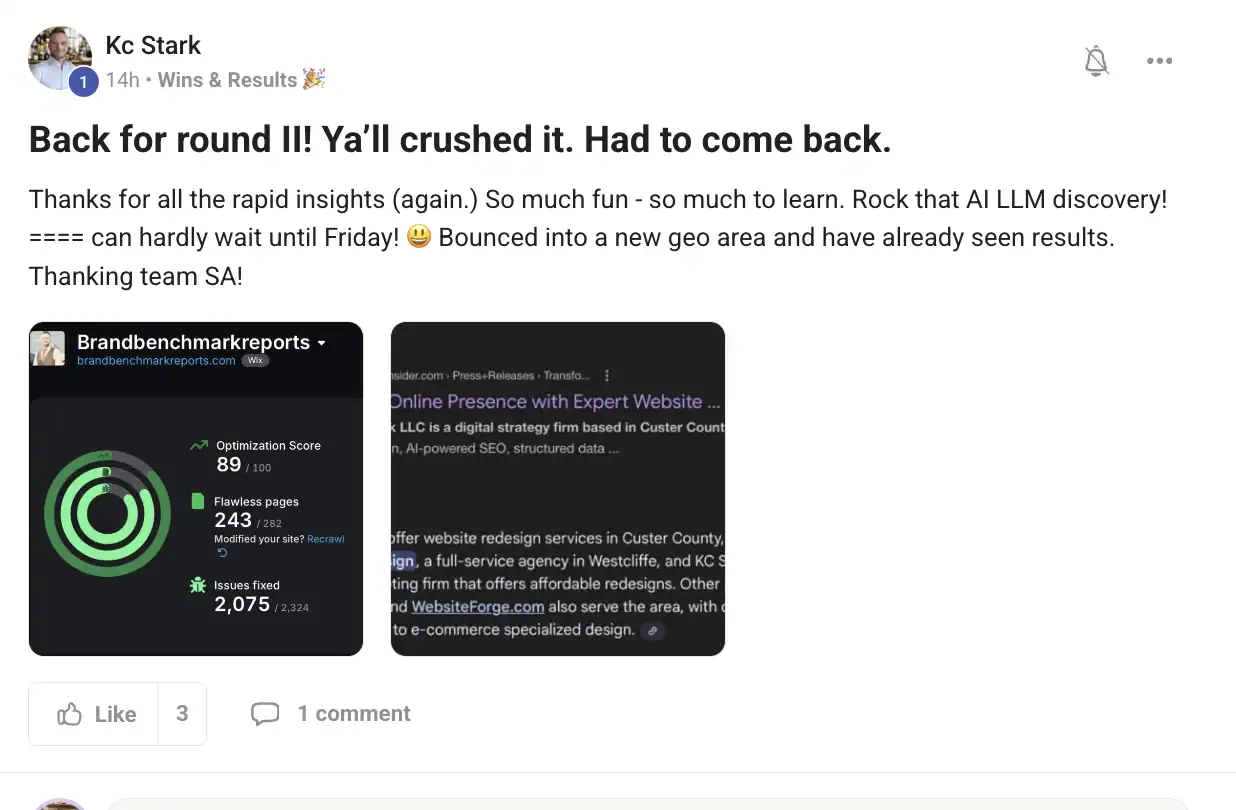 Kc Stark Testimonial